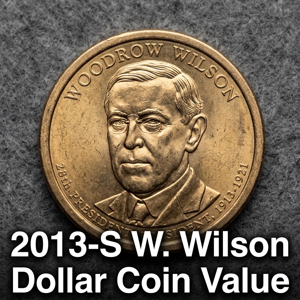 2013-S W. Wilson Dollar Coin Value and What It's Worth Today