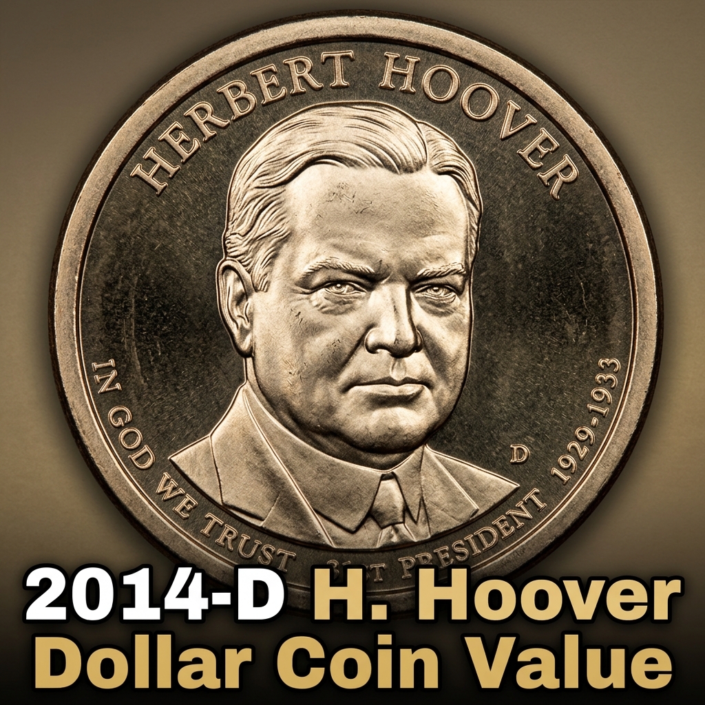 2014-D Herbert Hoover Presidential Dollar Coin Value and What It's Worth Today