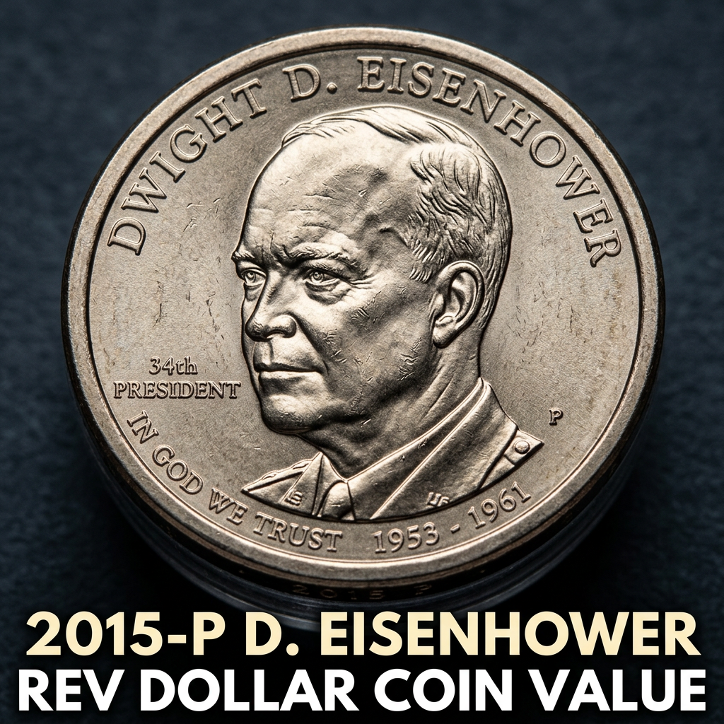 2015-P Eisenhower Rev Dollar Coin Value and What It's Worth Today