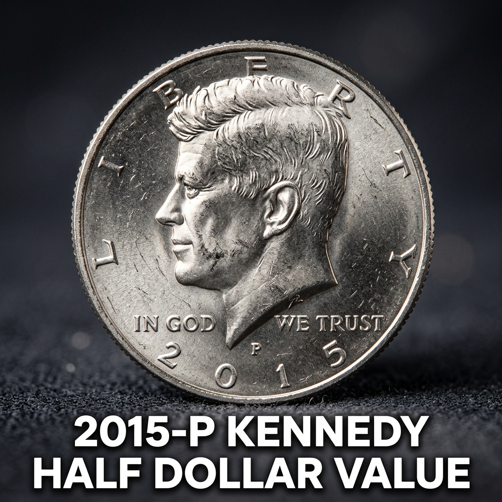 2015-P Kennedy Half Dollar Value and What It's Worth Today