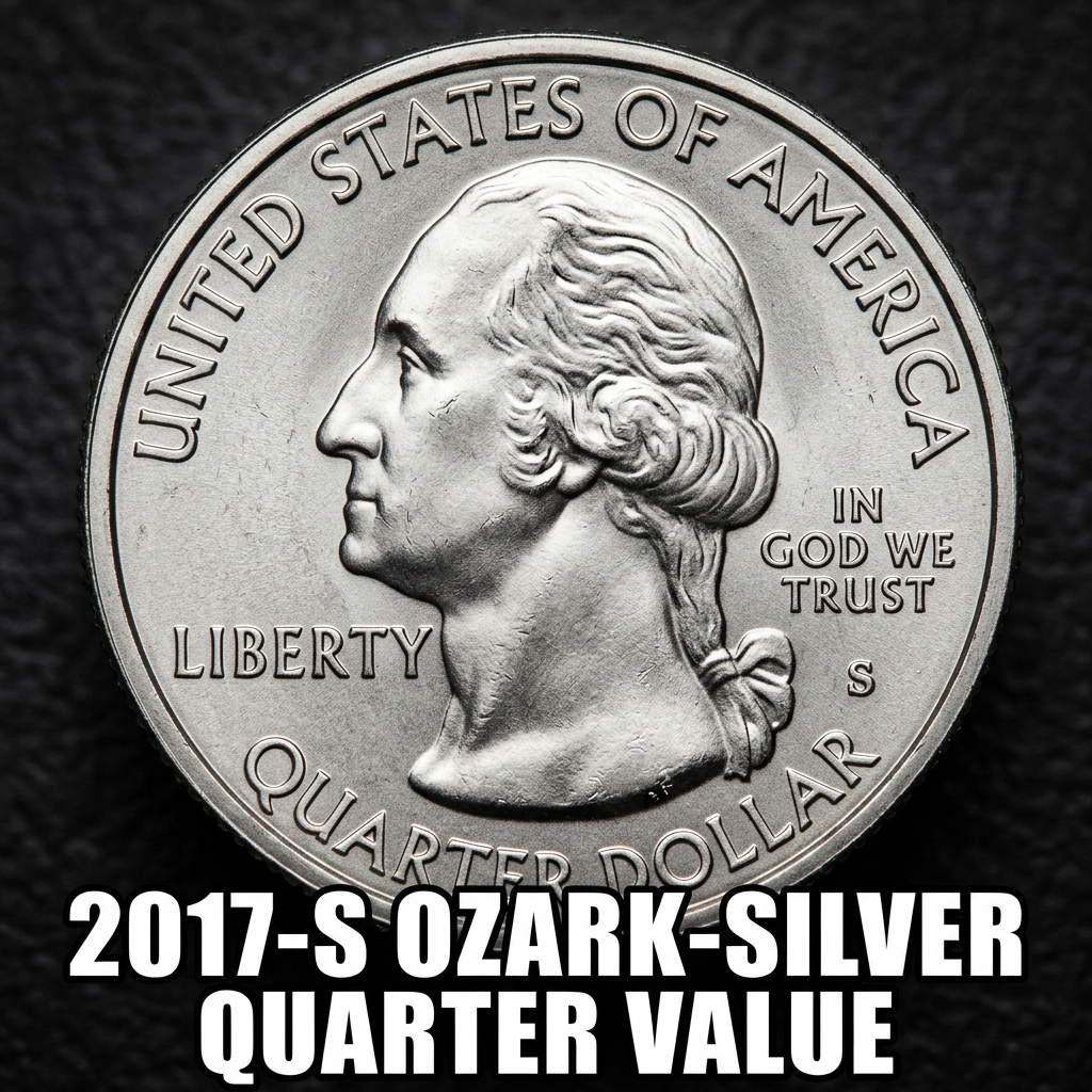 2017-S Ozark National Scenic Riverways Silver Quarter Value and What Collectors Are Paying Today