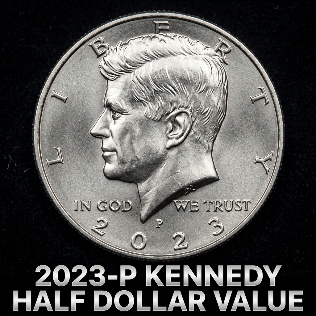 2023-P Kennedy Half Dollar Value and What It's Worth Today