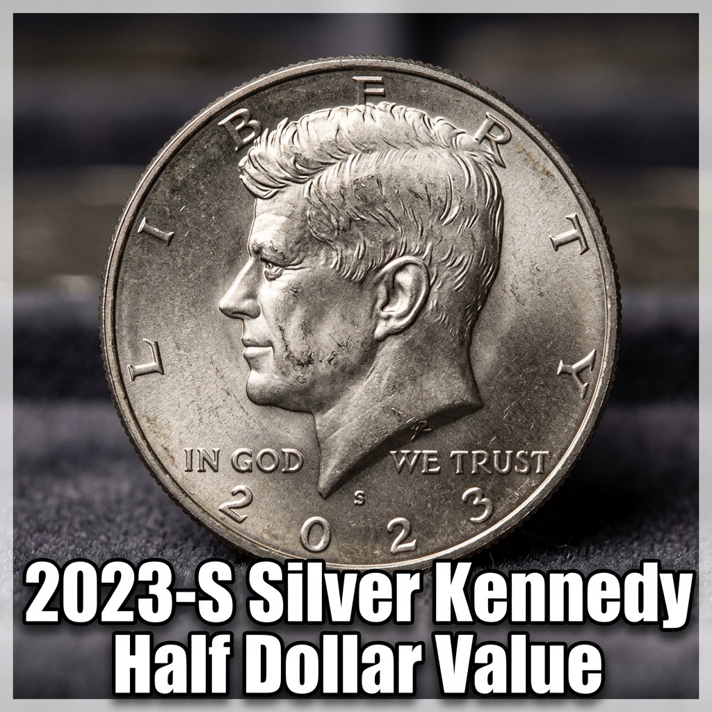 2023-S Silver Kennedy Half Dollar Value and What It's Worth Today
